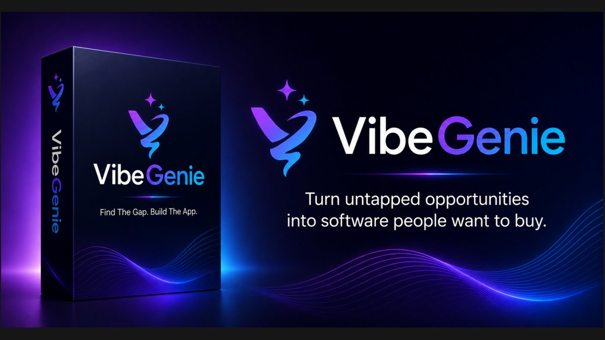 VibeGenie AI App & Software By Wayne Crowe Launches 2026-Sep-01 For $27