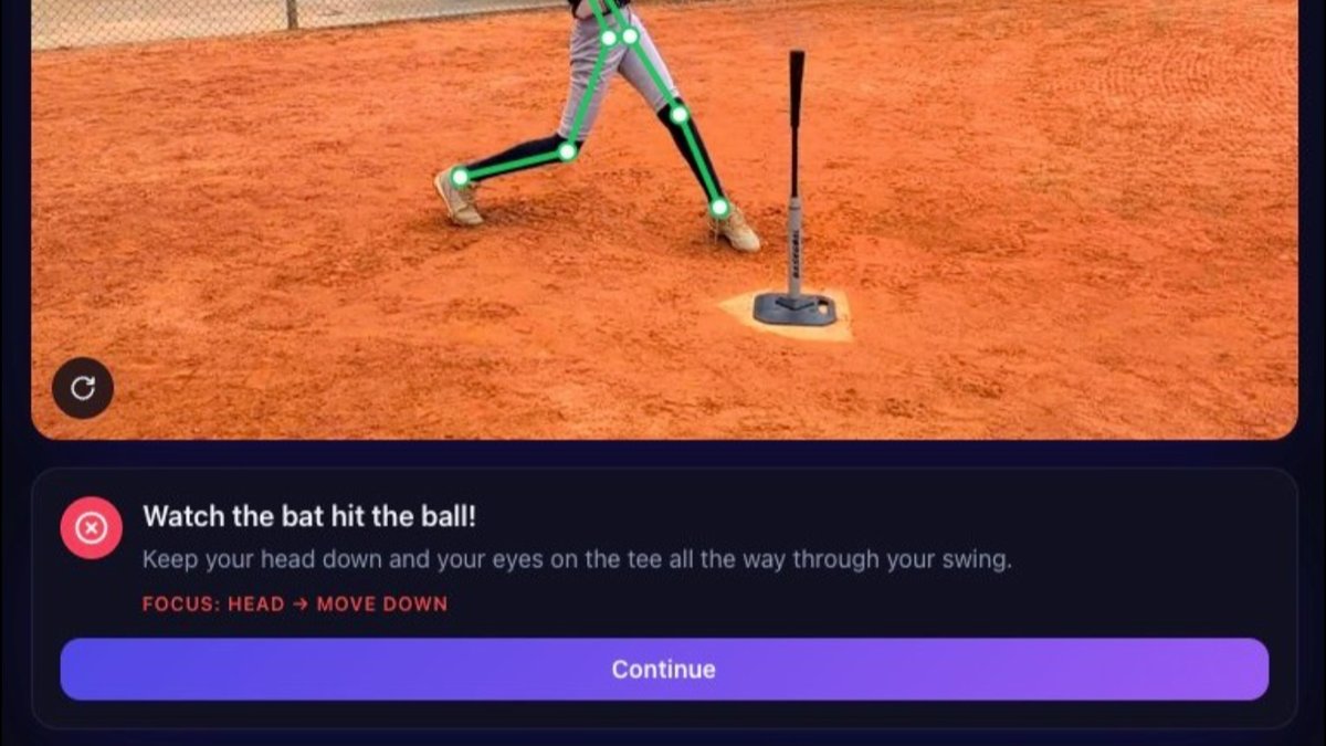 Youth Baseball Training App With AI Swing Analysis & Personalized Drills, Update