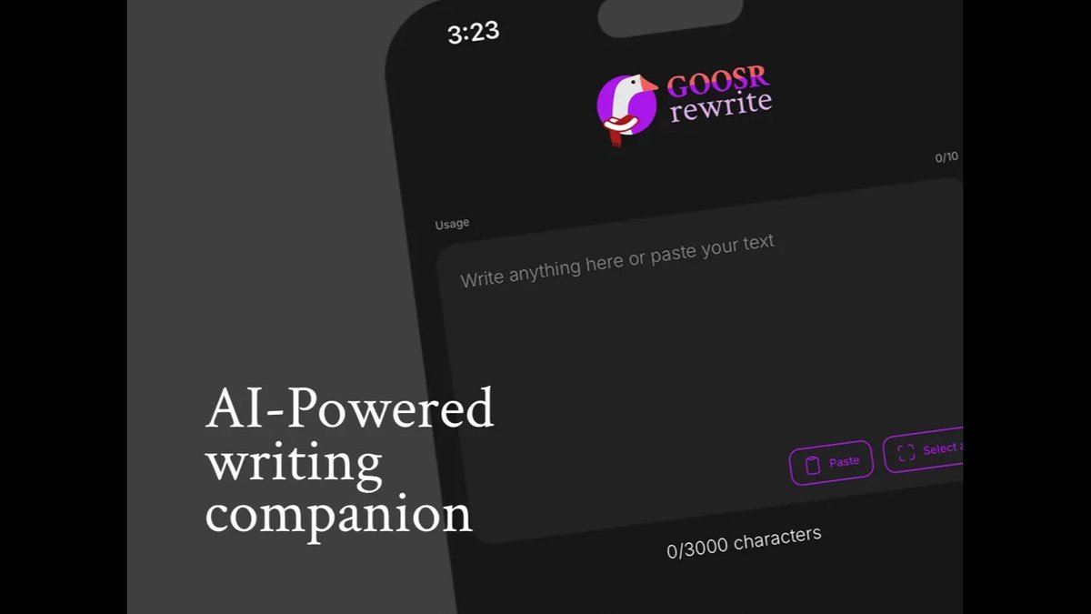 AI Message Rewriter With Tone & Clarity Refinement Modes: App Launched