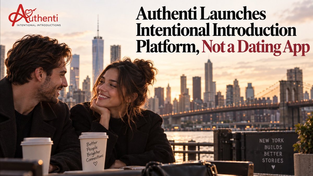 Authenti Launches Intentional Introduction Platform, Not a Dating App