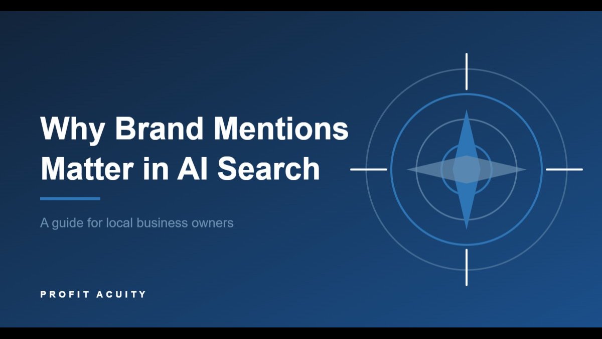 Brand Mentions in AI Search: New Guide for Local Business Owners Released