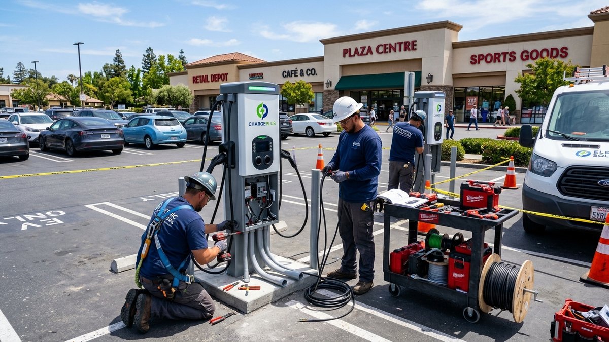 Crown Electric Launches Commercial EV Charger Installation in Mississauga