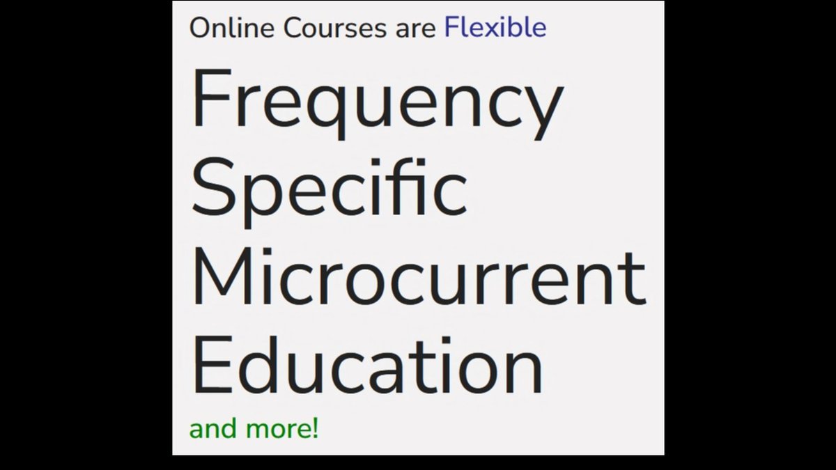 Frequency Specific Microcurrent Training for Wellness Professionals Launched