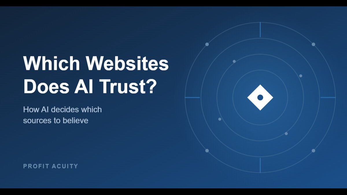How AI Picks Which Websites to Trust - New Guide for Small Businesses