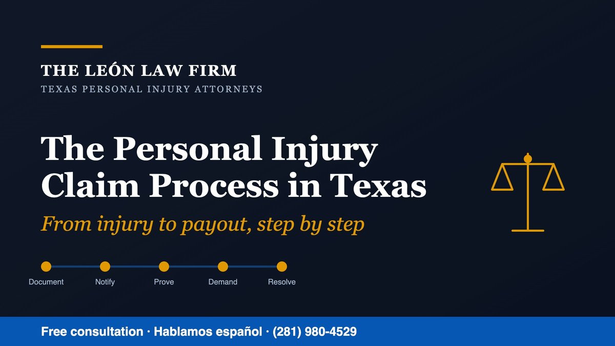 León Law Firm Releases Six-Stage Guide to Texas Personal Injury Claims