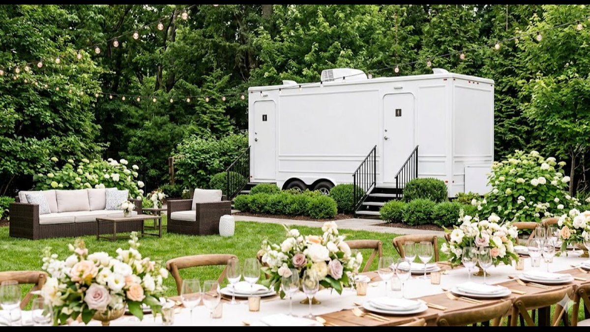 Modern Luxury Restroom Trailers Elevate Outdoor Events