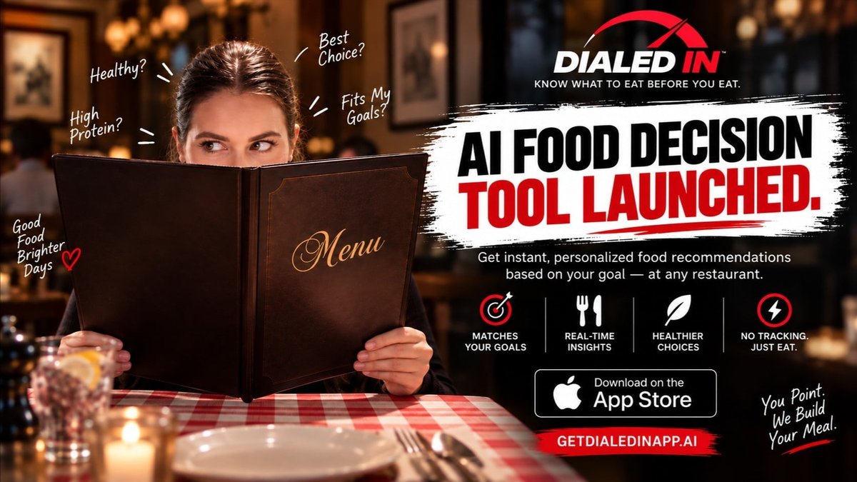 Real-Time Menu Scoring: New AI App Rates Dishes Against Fitness Goals