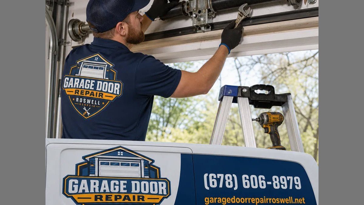 Roswell Guide Helps Homeowners Spot Off-Track Garage Door Warning Signs