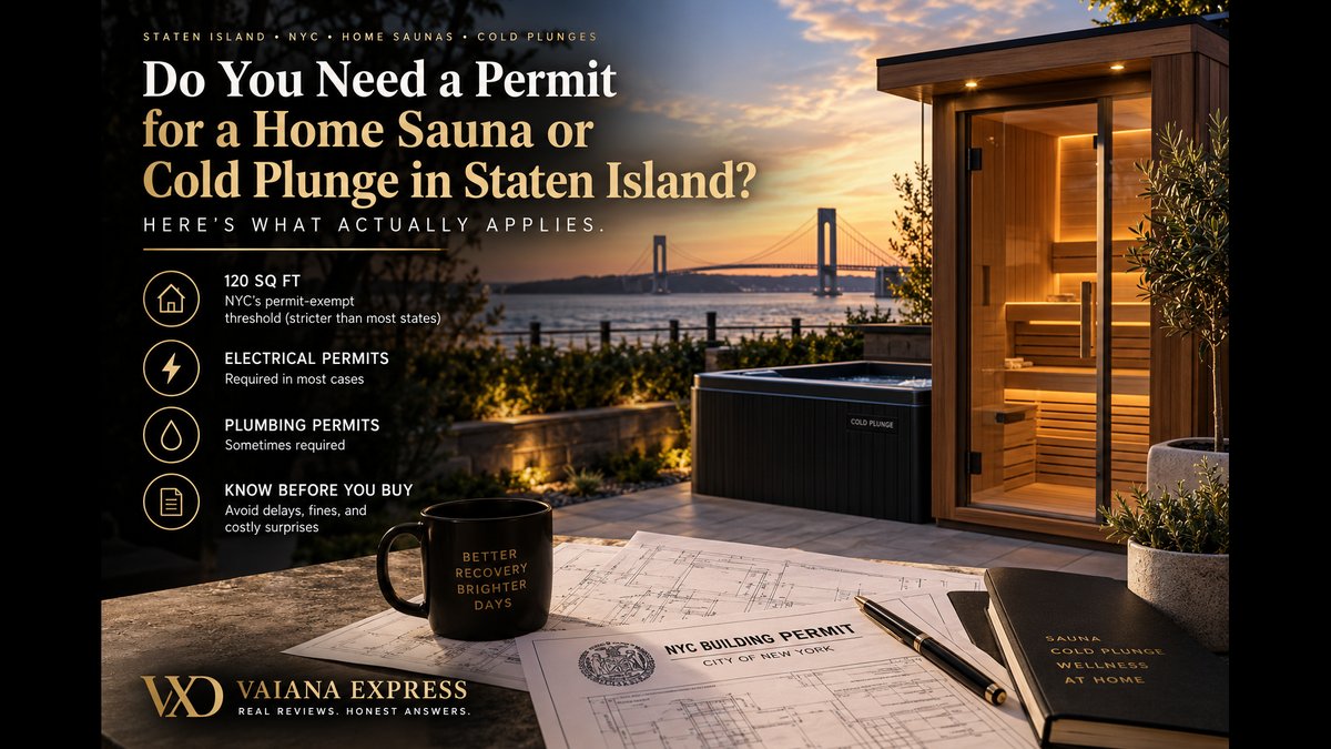 Sauna & Cold Plunge Permits in Staten Island, NY: Homeowner Guide Released
