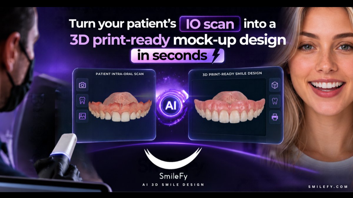 SmileFy Launches AI 3D Design for Automated Scan-to-Print Mock-Ups