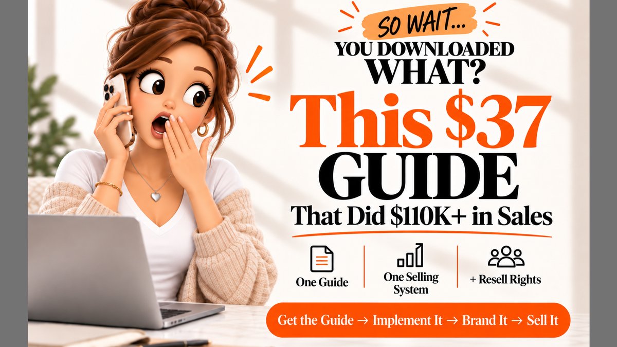 So Wait… You Downloaded What? The $37 Guide That Did $100K+ in Sales