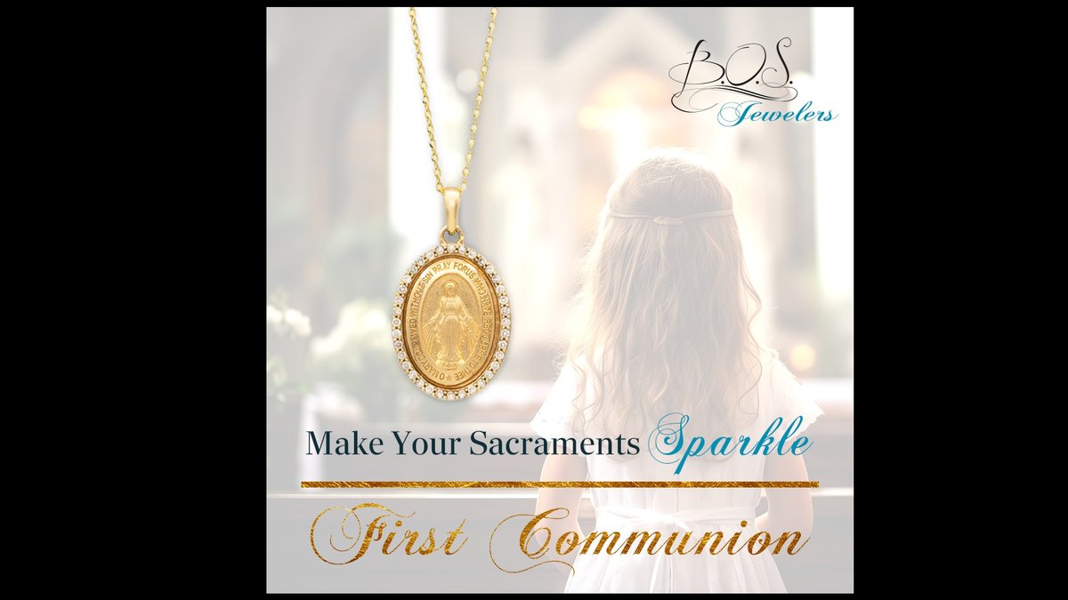 14K Gold Jewelry Gifts For First Communion & Religious Milestones Announced