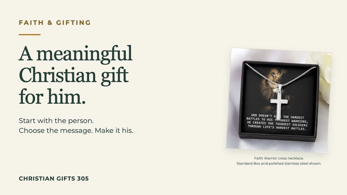 Choosing a Christian Gift for Him? Start With the Message