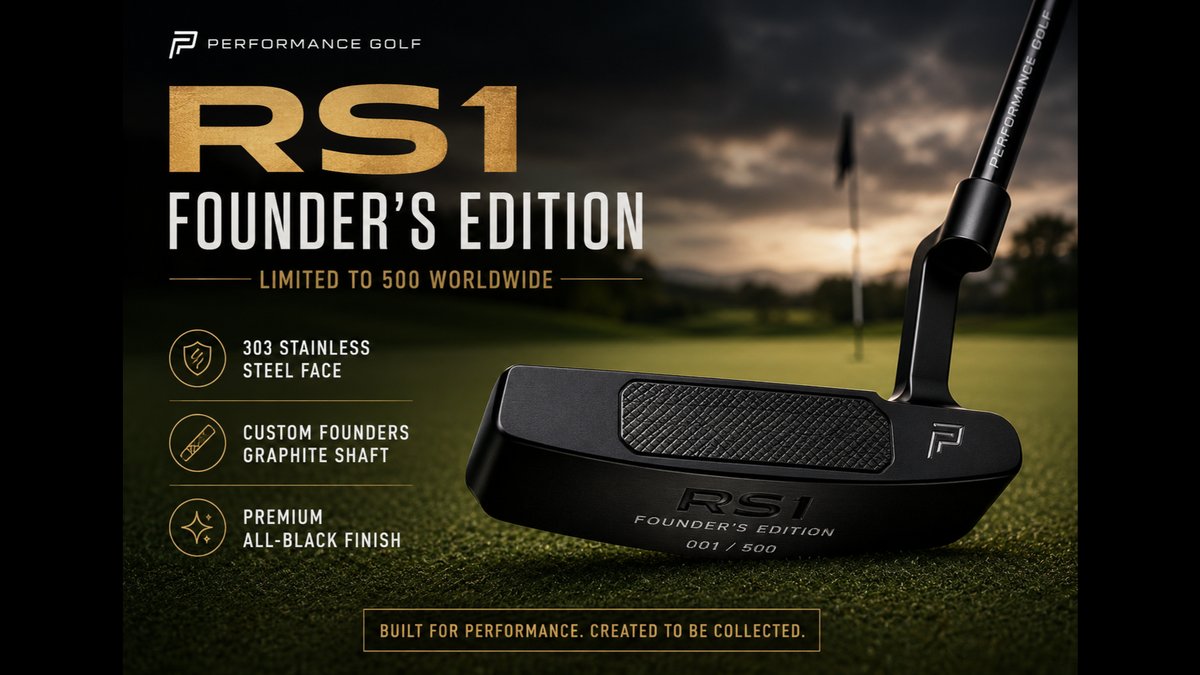 RS1 Founder’s Edition Putter Performance & Availability: Product Review Released