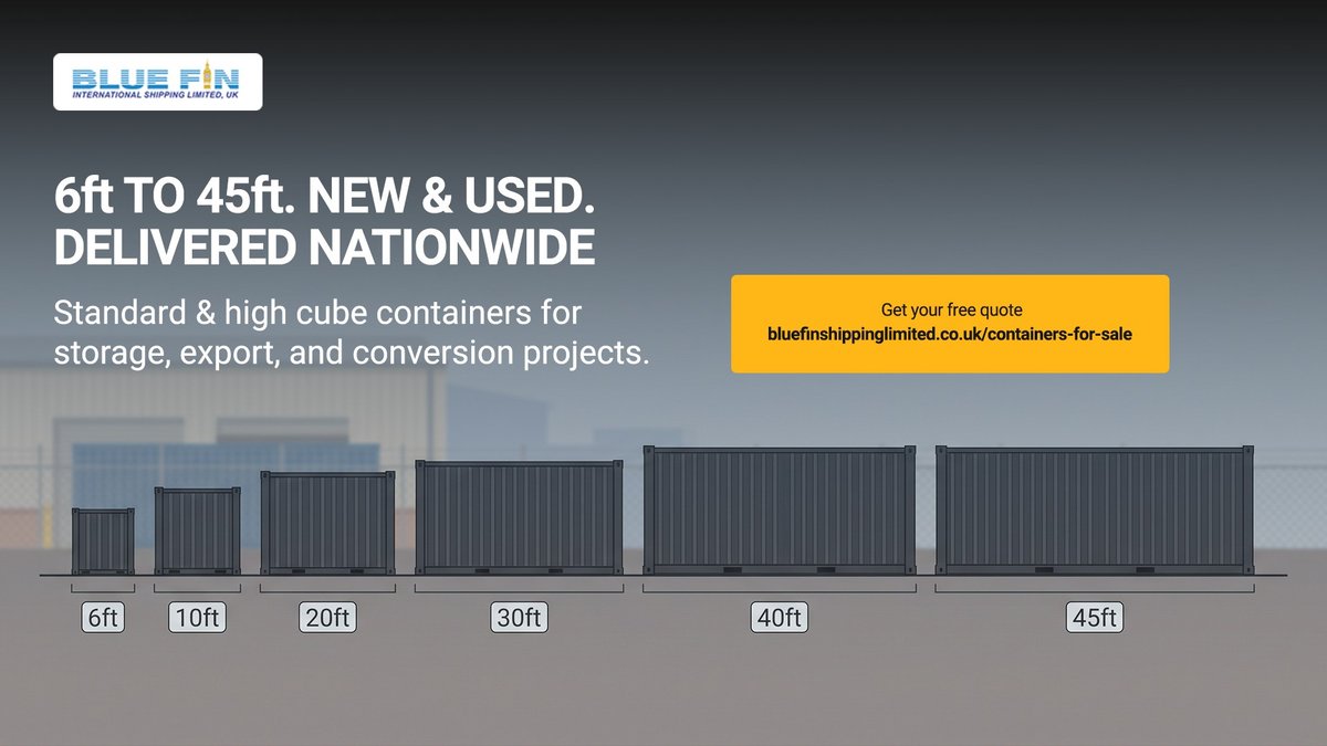UK Shipping Container Supplier: New & Used CSC-Certified Options Announced